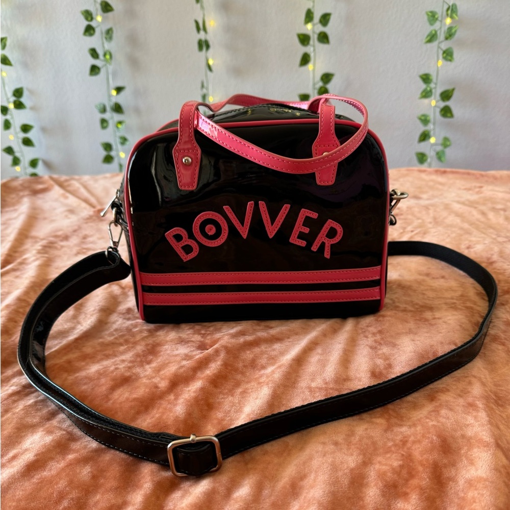 Retro Bovver Gig Bag Black and Coral